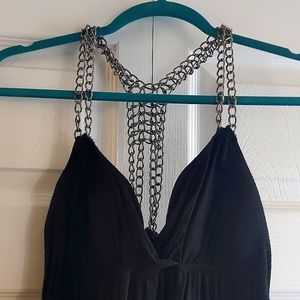 Black Chain Link Top